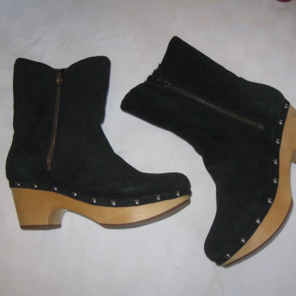 Corso Como Korine Suede Clog Boot Black size 8 NEW